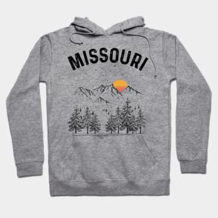 Missouri State Vintage Retro Hoodie